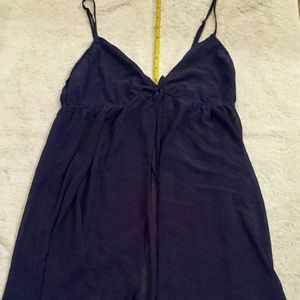 VS Chemise, open front slate gray /blue sz L